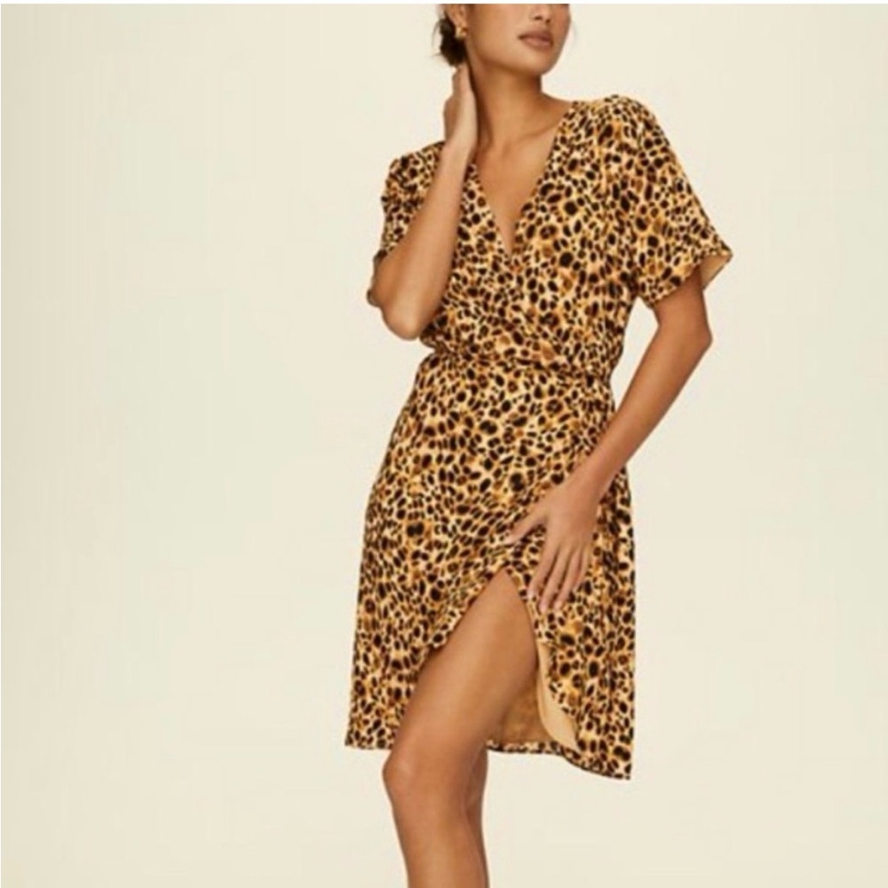 Babaton Leopard Print Dress